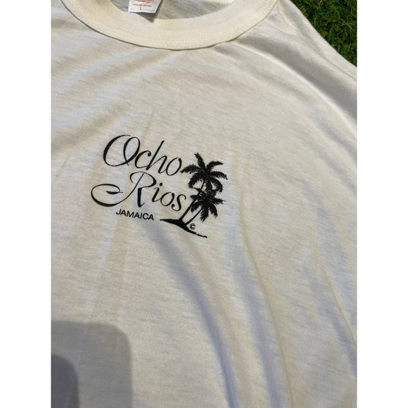 80s Ocho Rios Jamaica Tee paper thin - Picture 3 of 9